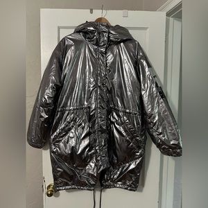 Silver parka